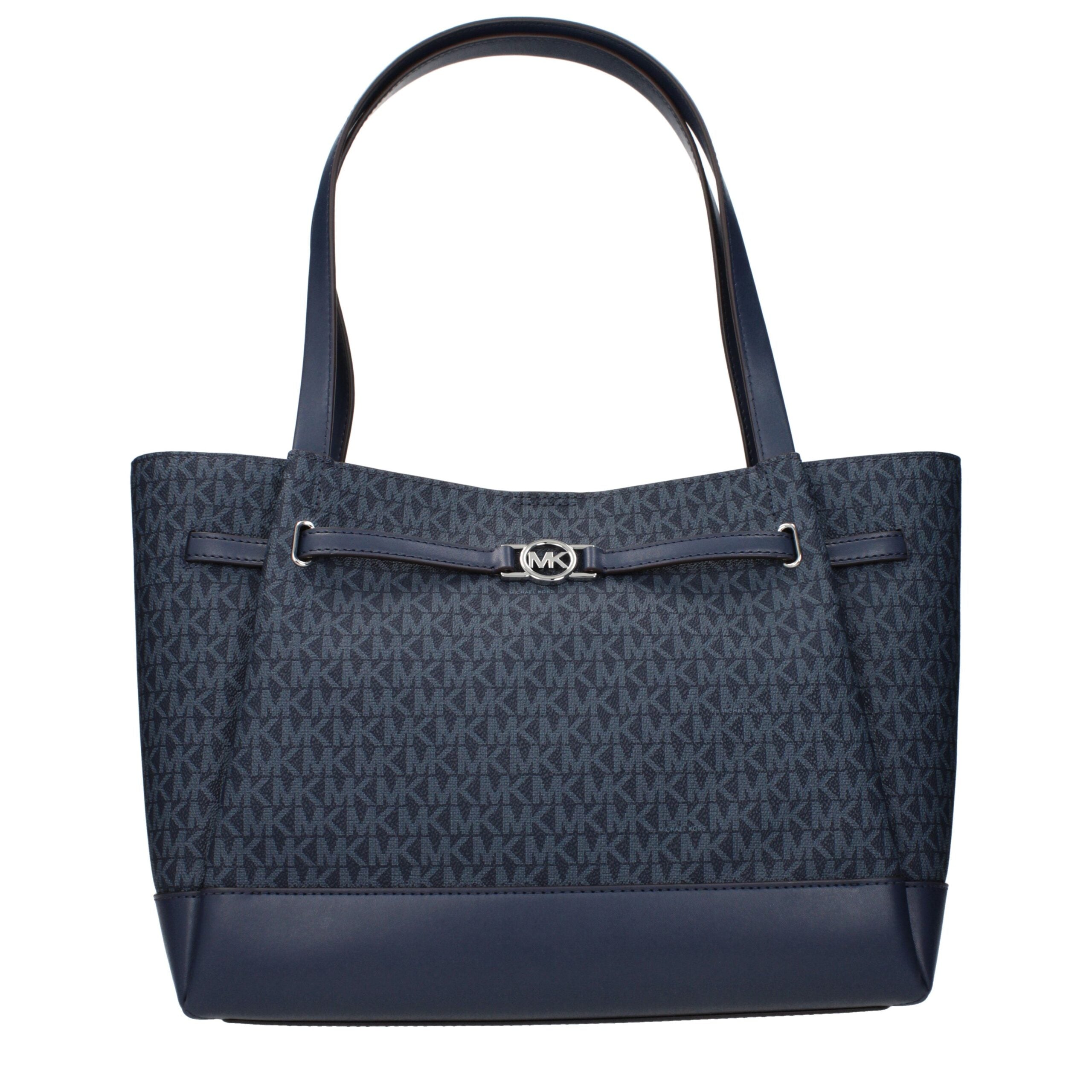 Michael Kors Blue Fabric Shoulder Bags